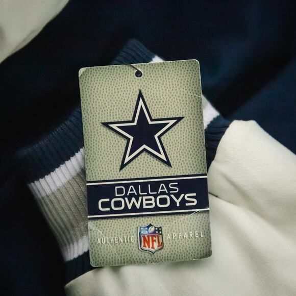 Dallas Cowboys NFL Super Bowl Championship Size XL Blue White Varsity Jacket NEW - Picture 7 of 11